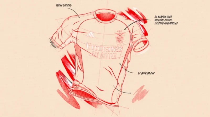 Benfica revela esboço da nova camisola: já é possível fazer a pré-reserva do ‘manto sagrado’